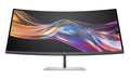 HP Series 7 Pro 738PU 38" Curved 4K WQHD Thunderbolt IPS Monitor 3840x1600 21:9 5ms Height Adjust Tilt Swivel Pivot HDMI DP USB-C VESA 3yrs