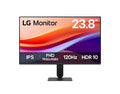 LG 23.8" IPS Full HD Monitor, 1920x1080, 120Hz refresh rate, 5ms response, sRGB 99%, HDR10, and 178° wide viewing angles for smooth, vibrant visuals
