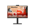 LG 27” Full HD IPS Monitor, 1920x1080, Webcam, 100 Hz, 5ms, USB Type-C (PD 90W)/RJ45,  sRGB 99% (CIE1931), adjustable stand