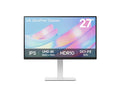 LG 27" 4K UHD UltraFine™ IPS Monitor with HDR10, DCI-P3 90%, 300 nits, 3840×2160 resolution, 5ms, 60Hz, and tilt/height/swivel/pivot stand