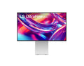 LG UltraFine™evo 32" 6K monitor with IPS Black, HDR600, DCI-P3 98%, Adobe RGB 99.5%, Thunderbolt 5, HDMI 2.1, and tilt/height/pivot adjustments