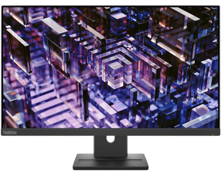 LENOVO ThinkVision E24Q-30 23.8"/24" 100Hz QHD IPS Monitor 2K 2560x1440 16:9 4ms Height Adjustable Tilt Pivot Swivel HDMI DP USB-C Speakers VESA 3yr w