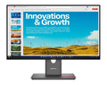 Lenovo ThinkVision P24qd-40 23.8" 24" 24" QHD IPS Monitor 2K 2560x1440 16:9 Height Adjustable Tilt Swivel Pivot HDMI DP1.4 DP 4xUSB3.2 Hub Etherne 3yr