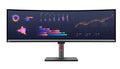 LENOVO ThinkVision P49W-30 49" Dual QHD Curve Monitor IPS 5K 5120x2160 21:9 Height Adjustable Tilt Swivel DP HDMI TBT4 USB-C Hub USB-B LAN Audio VESA