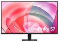 Samsung ViewFinity S7 27" 4K UHD IPS Monitor 3840x2160 16:9 5ms PiP HDR10 DP HDMI USB-A Tilt VESA Eye Saver Mode Flicker Free Black 3YR WTY