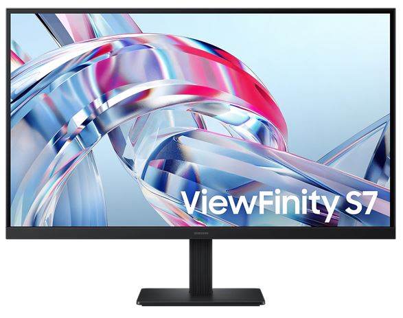 Samsung ViewFinity S70H 27' 4K UHD IPS Monitor 3840x2160 16:9 60Hz HDR10 DP HDMI Tilt VESA HAS Eye Saver Mode Black 3YR WTY