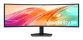 Samsung 49" ViewFinity Monitor Dual QHD 5120x1440 5ms 32:9 1000R Tilt Swivel Height Adjust VESA DisplayHDR 400 1xUSB-C DP 2xHDMI LAN Prot HAS Speaker