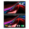 Verbatim 15.6' USB-C Full HD 1080p Dual Portable Monitor, HDMI, IPS