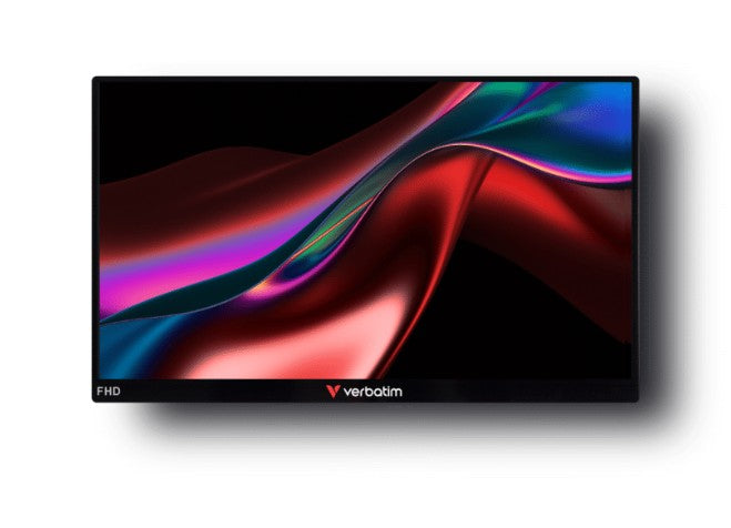 Verbatim 14" IPS FHD 1920x1080 - HDR, 60Hz HDMI USB-C for Laptop, PS5,  Xbox, Phone, Windows, Mac OS Ultra Portable Monitor