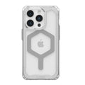 UAG Plyo MagSafe Apple iPhone 15 Pro (6.1") Rugged Case - Ice/Silver (114286114333), 16ft. Drop Protection (4.8M), 10 Years Warranty