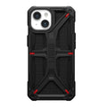 UAG Monarch Kevlar Apple iPhone 15 (6.1") Rugged Case - Kevlar Black (114289113940), 20ft. Drop Protection (6M), 10 Years Warranty