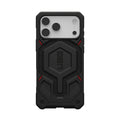 UAG Monarch Pro MagSafe Kevlar Apple iPhone 17 Pro (6.3") Rugged Case - Kevlar Black (114513113940), 25ft. Drop Protection (7.6M), 10 Years Warranty