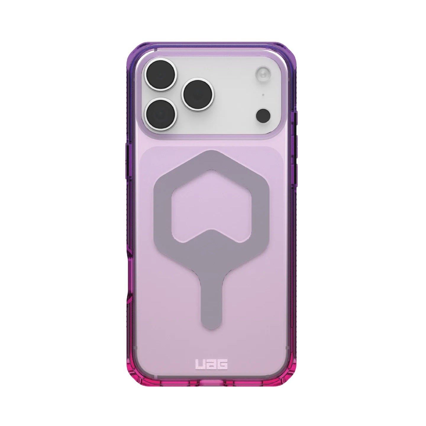 UAG Plyo MagSafe Apple iPhone 17 Pro (6.3") Rugged Case - Purple Pink Ombré (114529114995), 16ft. Drop Protection (4.9M), 10 Years Warranty