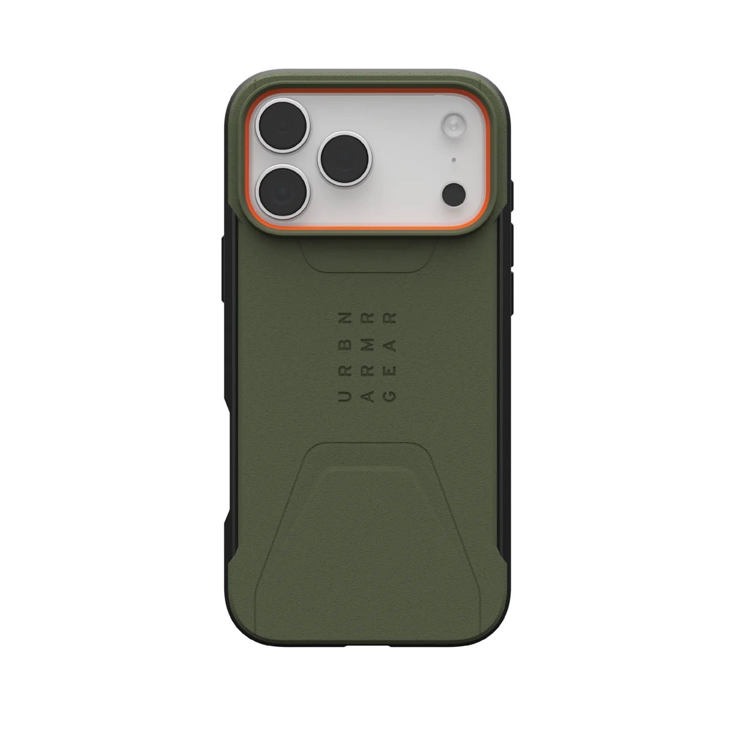 UAG Civilian Magsafe Apple iPhone 17 Pro (6.3") Rugged Case - Olive/Orange (114545117297), 20ft. Drop Protection (6M), Raised Screen,10 Years Warranty