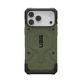 UAG Pathfinder MagSafe Apple iPhone 17 Pro (6.3") Rugged Case - Olive (114548117272), 18ft. Drop Protection (5.5M), Lightweight, 10 Years Warranty