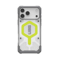 UAG Pathfinder Clear MagSafe Apple iPhone 17 Pro (6.3") Rugged Case - Active Neon (114551118181), 18ft Drop Protection (5.5M), 10 Years Warranty