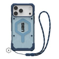 UAG Pathfinder Clear MagSafe Apple iPhone 17 Pro (6.3") Rugged Case + Blues Lanyard - Blues (1145511BV03), Lightweight, 10 Years Warranty