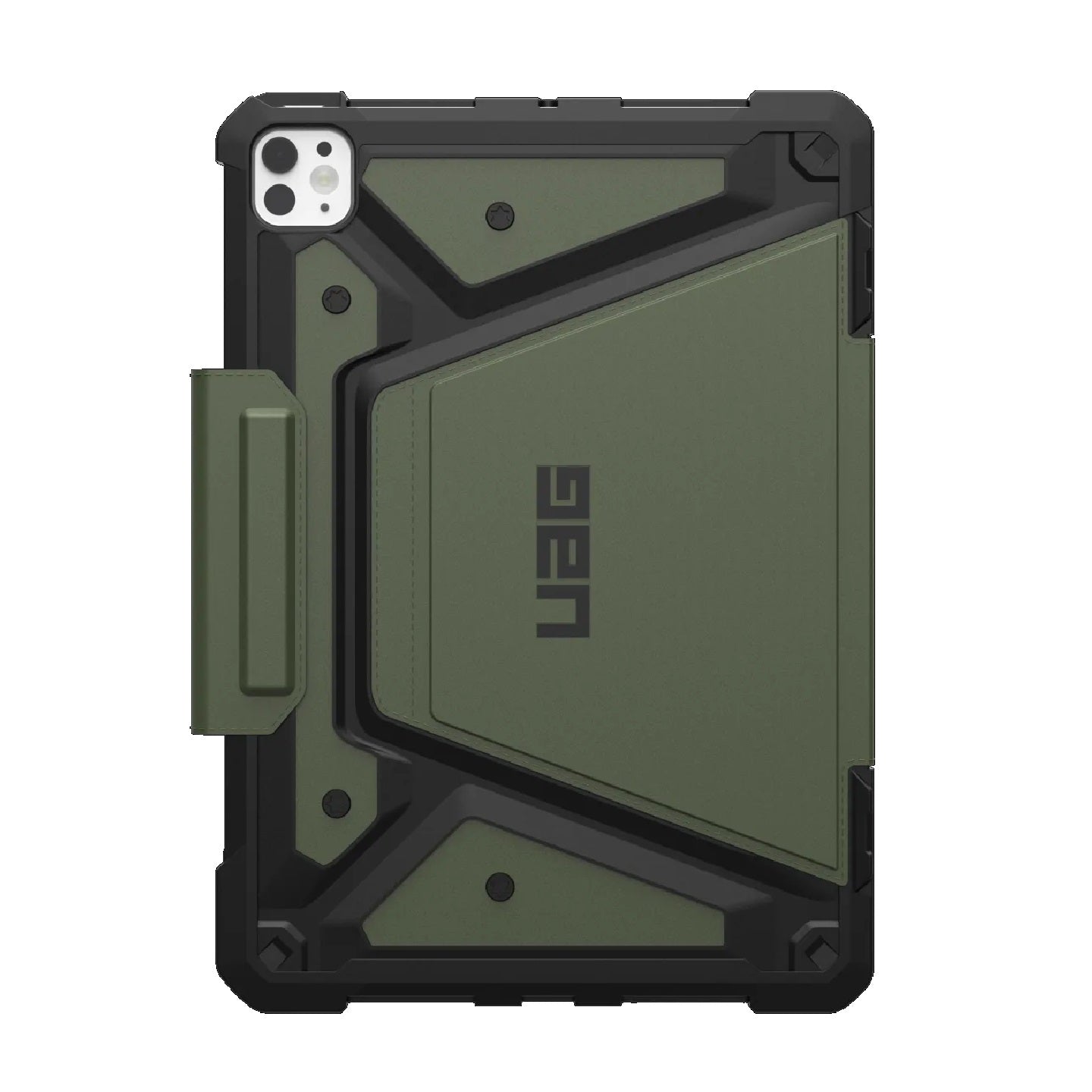 UAG Metropolis SE Apple iPad Pro (11") (M5/M4) (6th/5th Gen) Folio Rugged Case - Olive (124475117272), DROP+ Military Standard, 10 Years Warranty