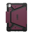 UAG Metropolis SE Apple iPad Pro (11") (M5/M4) (6th/5th Gen) Folio Rugged Case - Bordeaux (124475119049), DROP+ Military Standard, 10 Years Warranty