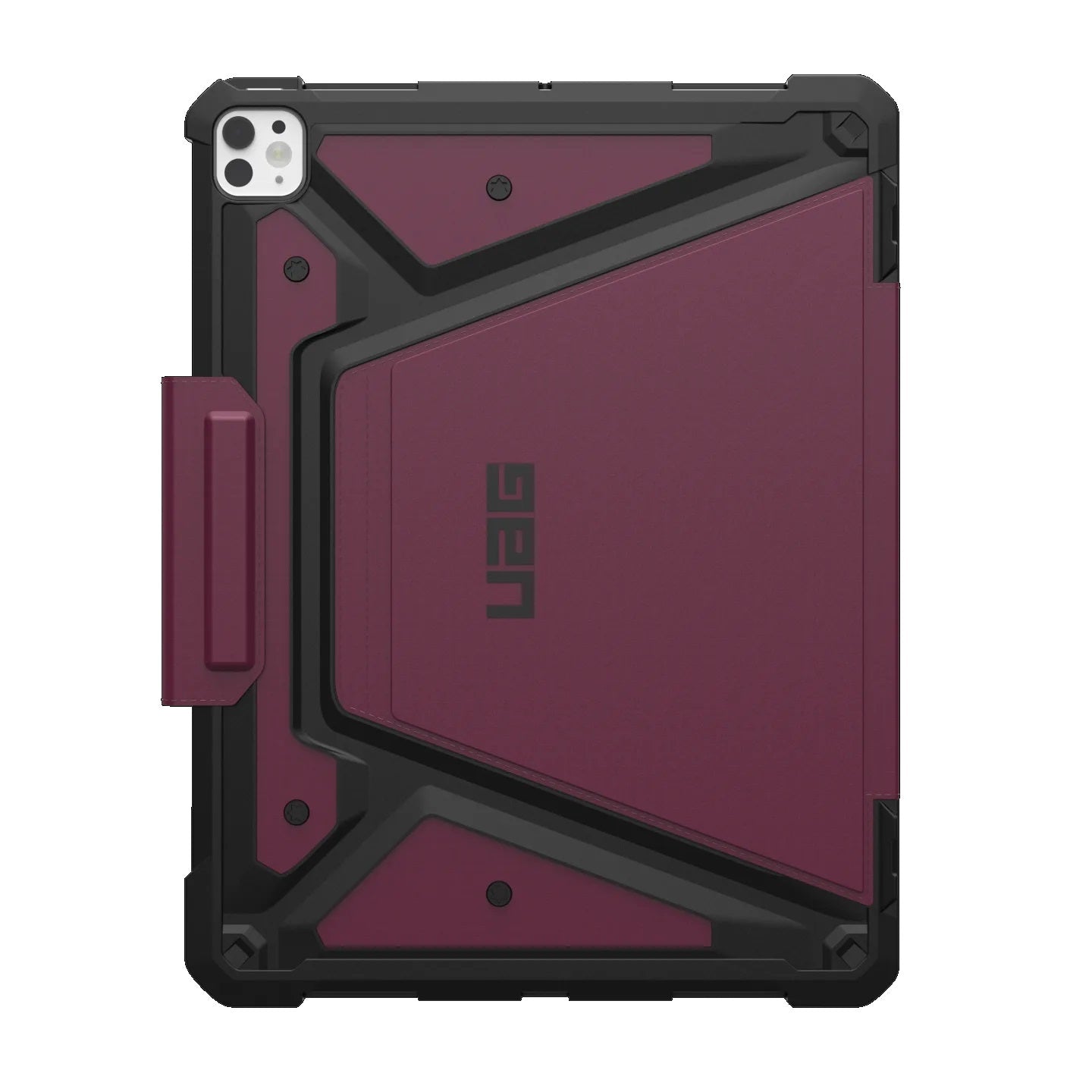 UAG Metropolis SE Apple iPad Pro (13") (M5/M4) (8th/7th Gen) Folio Rugged Case - Bordeaux (124476119049), DROP+ Military Standard, 10 Years Warranty
