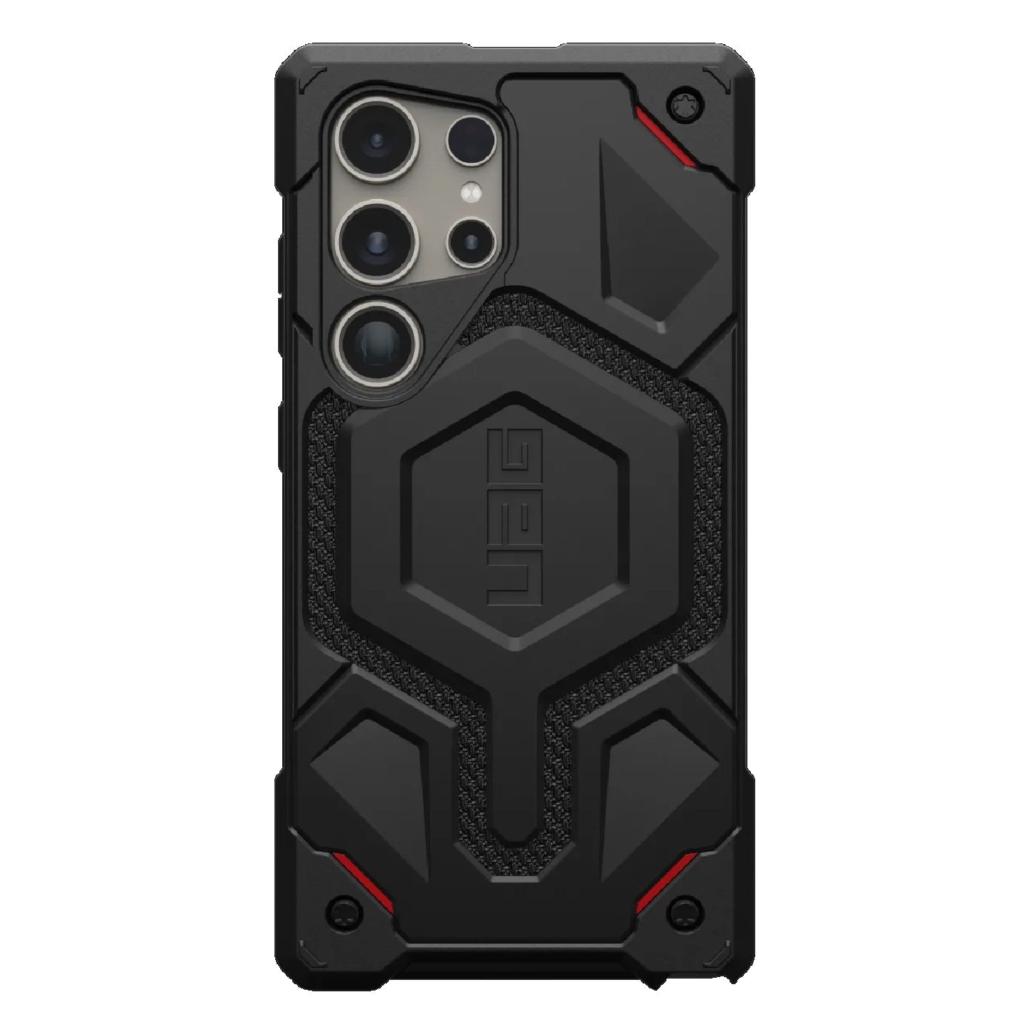 UAG Monarch Kevlar Samsung Galaxy S24 Ultra 5G (6.8") Rugged Case - Black (214415113940), 20 ft. Drop Protection(6M),Multiple Layers,10 Years Warr