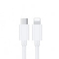 USP Lightning to USB-C Fast Charge Cable (1M) White - Support 2.4A, Premium Quality,480Mbps Transfer, Apple iPhone, iPad, MacBook, 2 Years Warranty