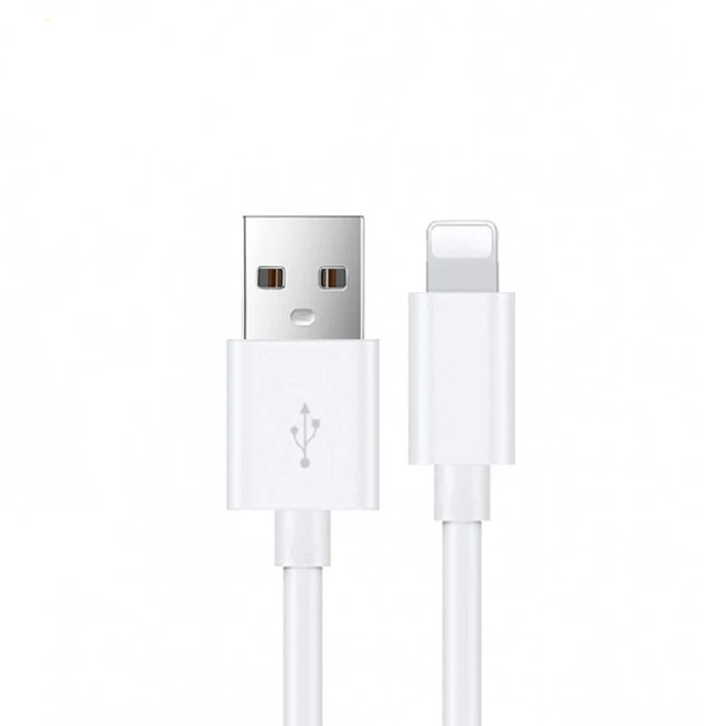 USP Lightning to USB-A Cable (2M) White - Quick Charge  Connect, 2.4A Rapid Charge, 480Mbps Transfer, Fast Charge,Tested 10K+ Bend, 2 Years Warranty