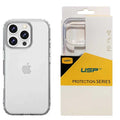 USP Apple iPhone 16 Pro Max (6.9") Clear Rock Shockproof Case - Ultra-Thin, Lightweight, Non-Slip, Multi-Layer, Strong Materials, 10 Years Warranty