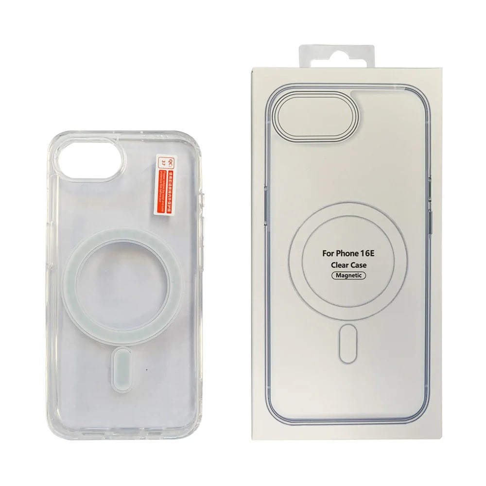 Pisen Apple iPhone 17e /  iPhone 16e Clear Case - Compatible With MagSafe, Durable, Non-Slip, Flexible, Drop Protection, Ultra-thin, 3 Years Warranty