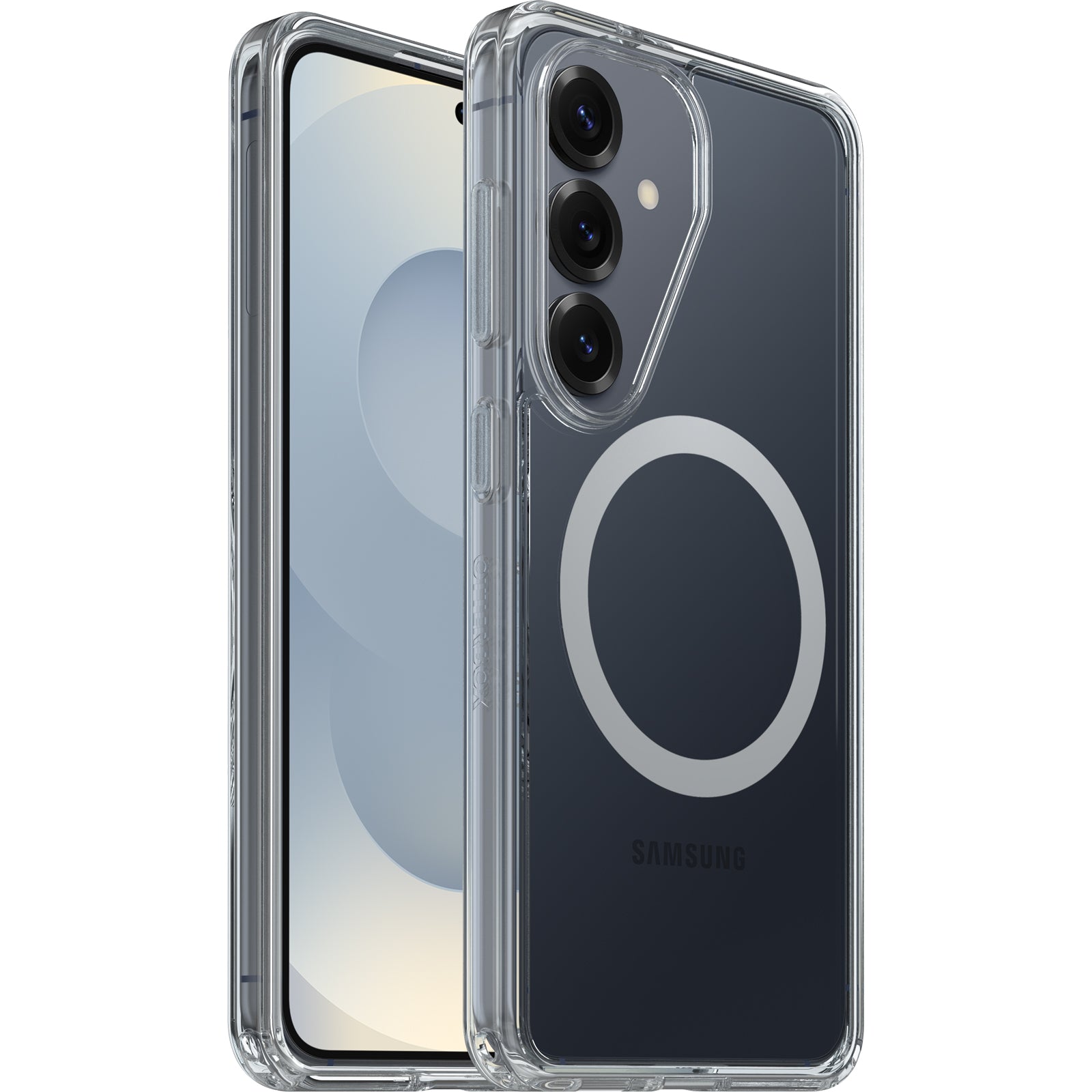 OtterBox Symmetry Clear Magnets Samsung Galaxy S26 5G (6.3") Case Clear - No Retail Packaging -(77-000004),DROP+ 3X Military Standard,7 Years Warranty
