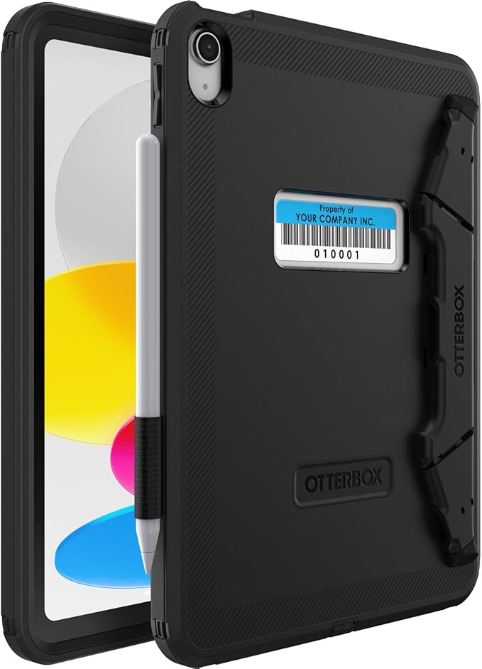 OtterBox Defender Apple iPad (11.0") 11th Gen (A16) / iPad 10th Gen (10.9") Kickstand Case - Black (77-93756), DROP +, 7 Years Warranty