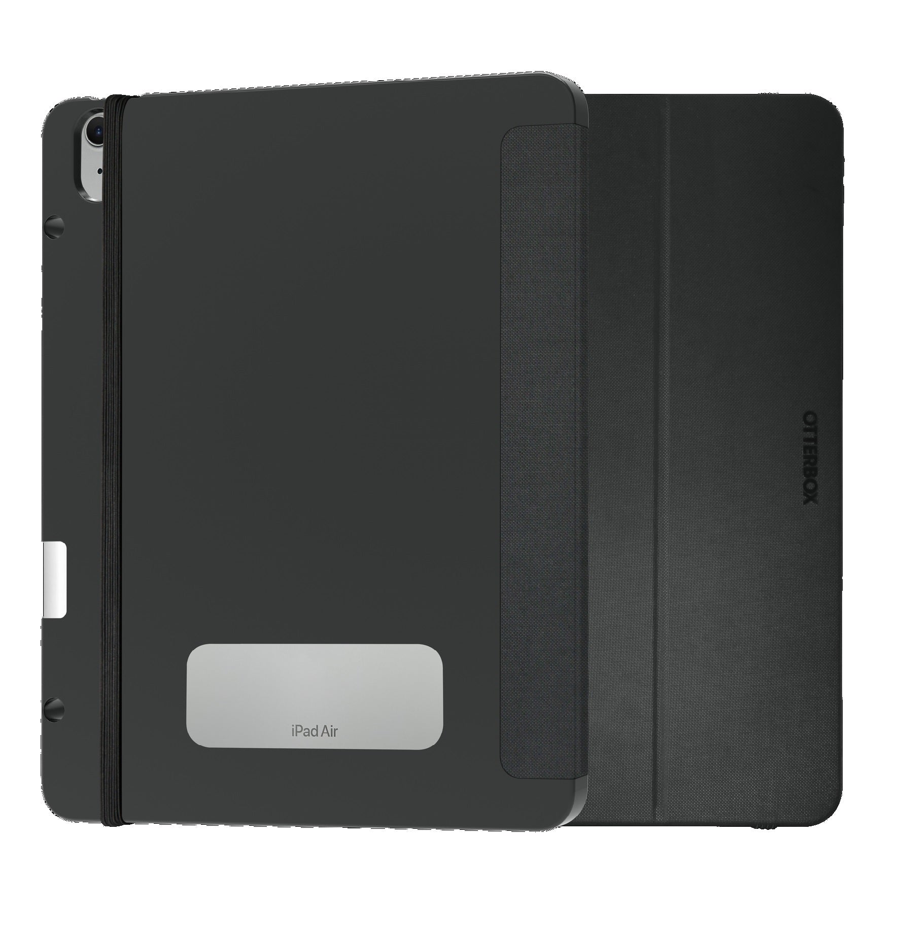 OtterBox React Folio Apple iPad Air (13") (M3/M2) (7th/6th Gen) Case Black - (77-95351),DROP+ Military Standard, Pencil Holder,7 Years Warranty
