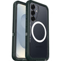 OtterBox Defender XT Clear Magnets Samsung Galaxy S25 5G (6.2") Case Sagebrush (Green) - (77-97870), DROP+ 7X Military Standard, 7 Years Warranty