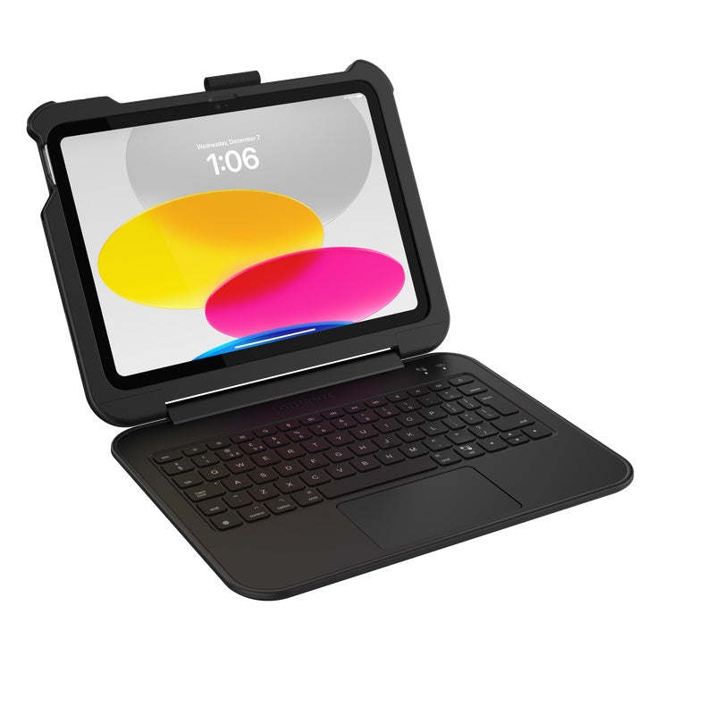 OtterBox Achiever 360 Apple iPad (11.0") 11th Gen (A16) / iPad 10th Gen (10.9") Keyboard with Case (English) Black  - (77-97885 ), 7 Years Warranty