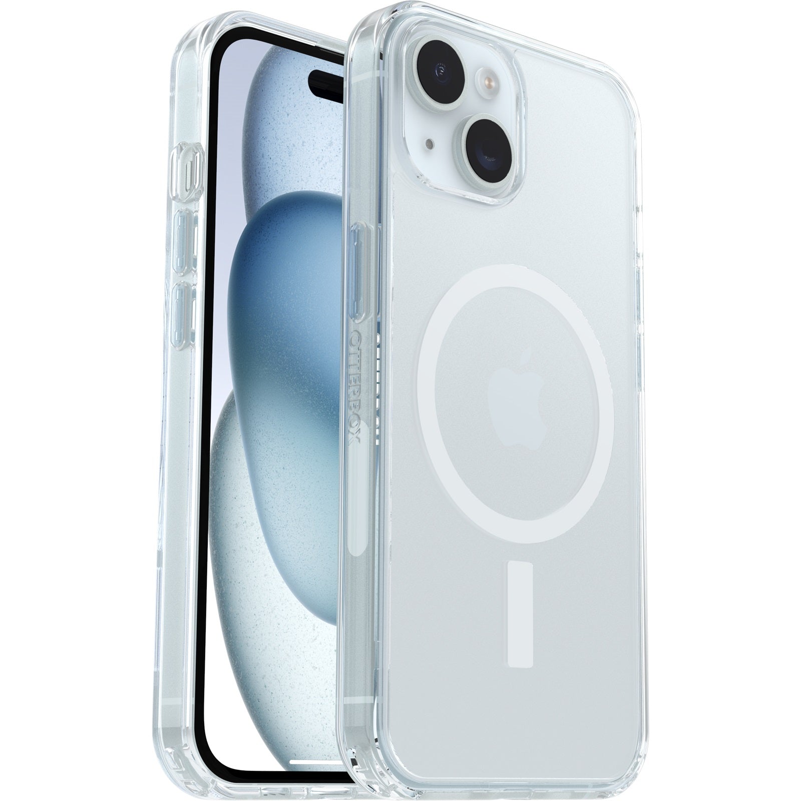 OtterBox Symmetry Clear MagSafe Apple iPho iPhone 17e /  16e/ iPhone 15/ iPhone 14/ iPhone 13 (6.1") Case Clear - (77-98189), 7 Years Warranty