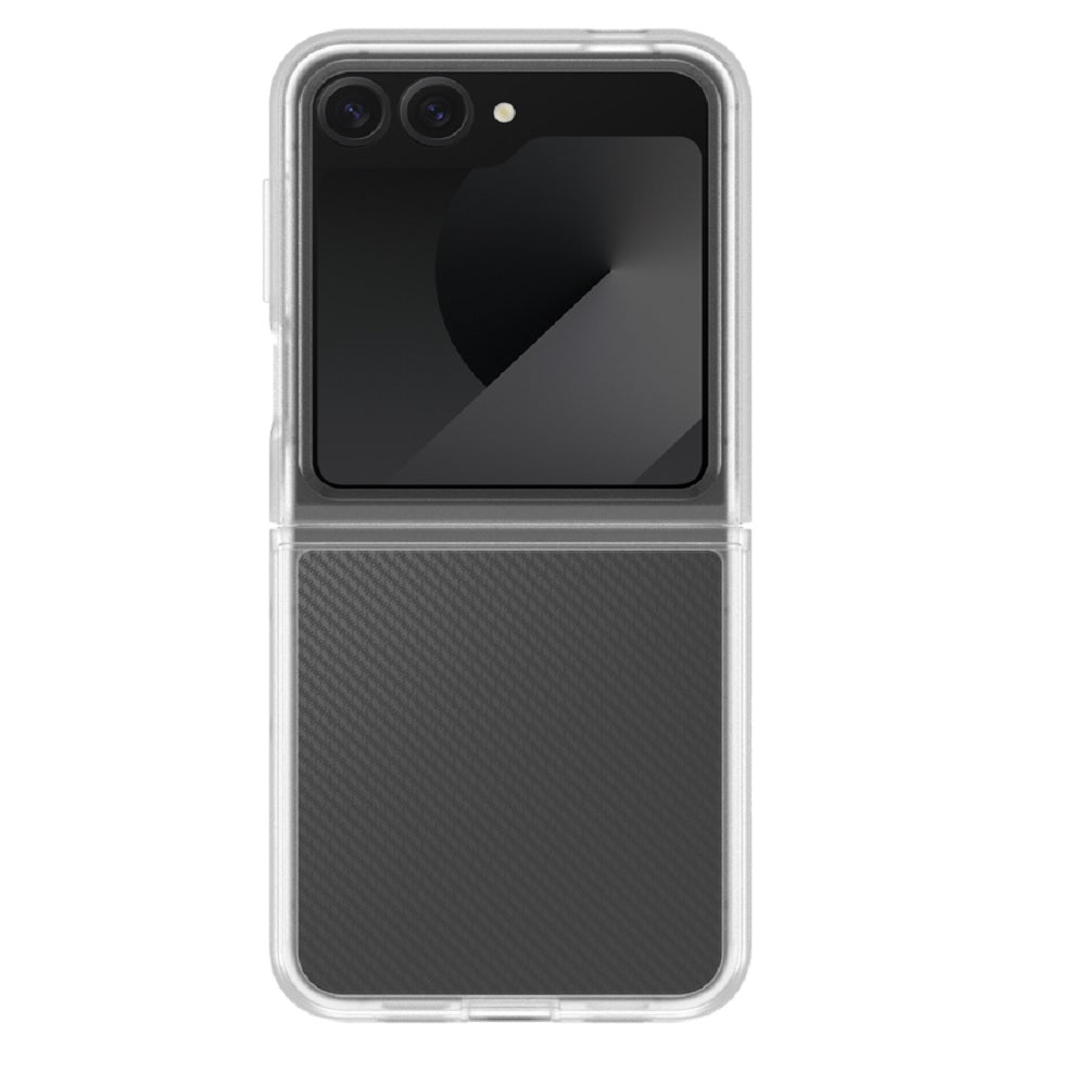 OtterBox Thin Flex Samsung Galaxy Z Flip7 5G (6.9") Case Clear - (77-98217), DROP+ Military Standard, Raised Edges, Ultra-Slim, 7 Years Warranty