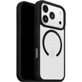 OtterBox React MagSafe Apple iPhone 17 Pro (6.3") Case Black Crystal (Clear/Black) - (77-98631),DROP+ Military Standard,Raised Edges,7 Years Warranty