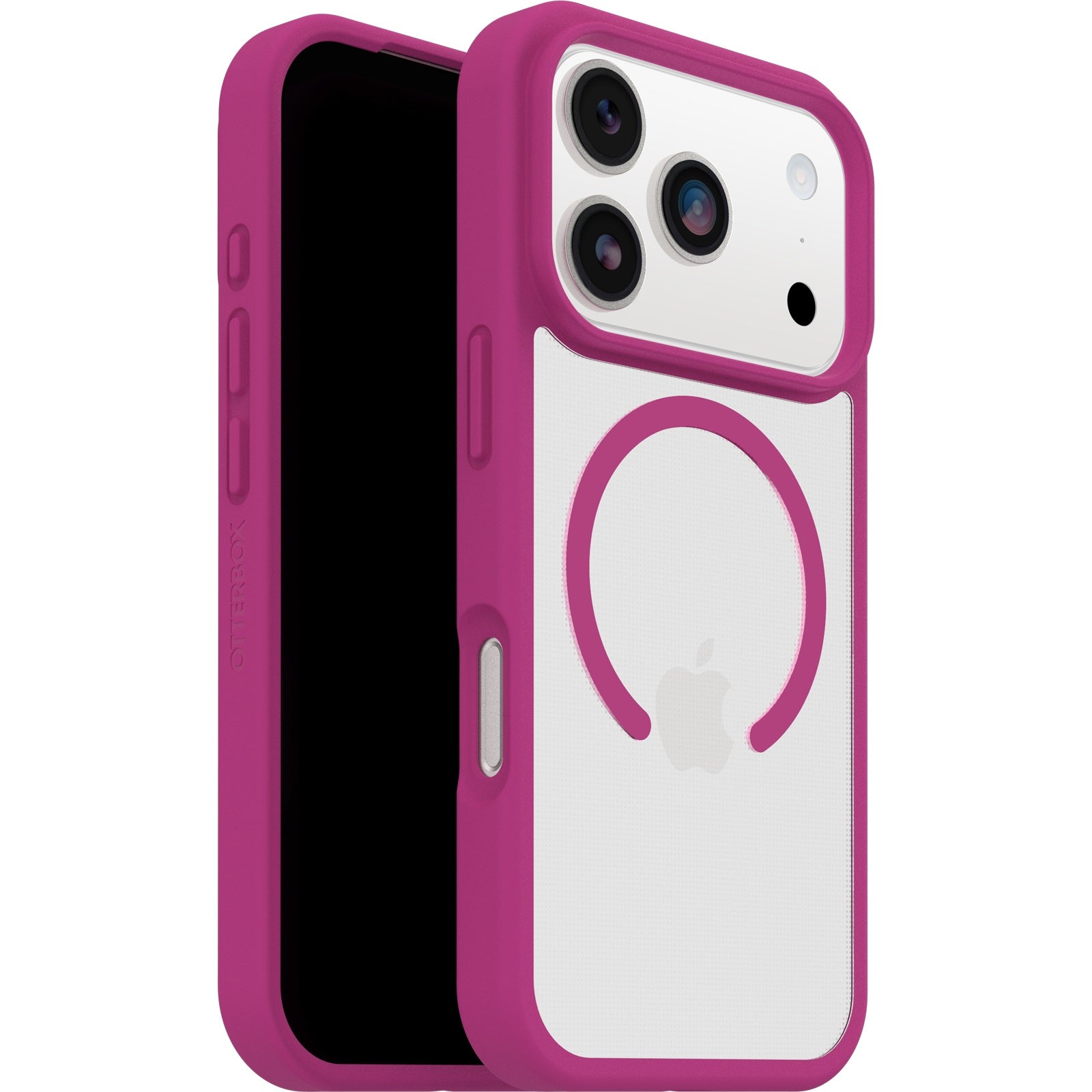 OtterBox React MagSafe Apple iPhone 17 Pro (6.3") Case Rose Crystal (Pink/Clear) - (77-98634),DROP+ Military Standard,Raised Edges,7 Years Warranty