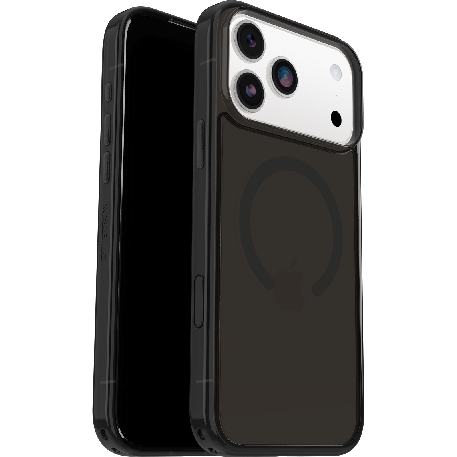 OtterBox Symmetry Clear MagSafe Apple iPhone 17 Pro Max (6.9") Case Black Mist (Clear / Black) -(77-98876),DROP+ 3X Military Standard,7 Years Warranty