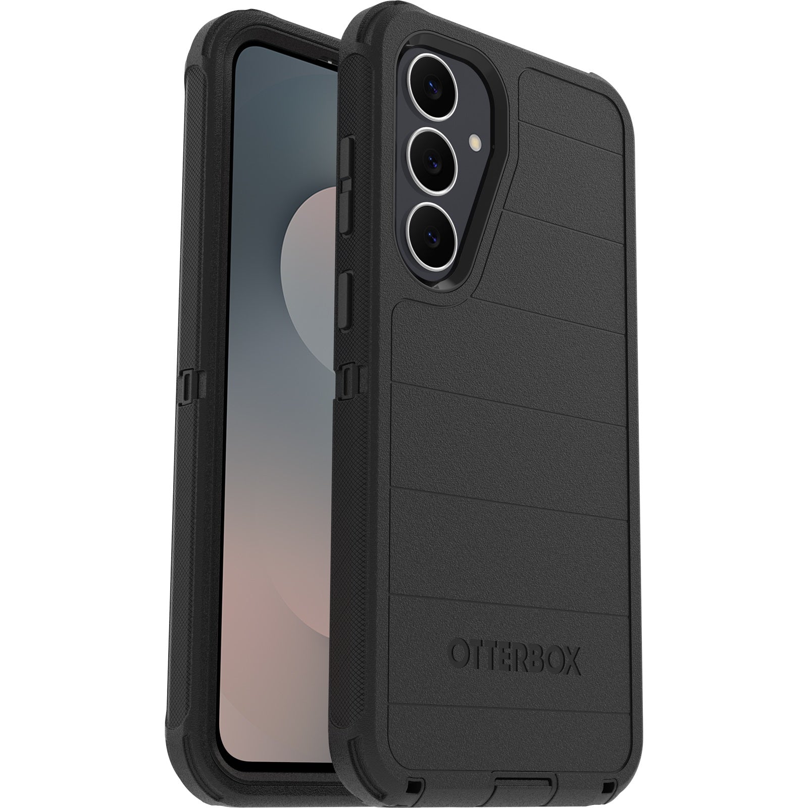 OtterBox Defender Pro Samsung Galaxy S25 FE 5G (6.7") Case Black No Retail Packaging - (77-99250), DROP+ 7X Military Standard, 7 Years Warranty