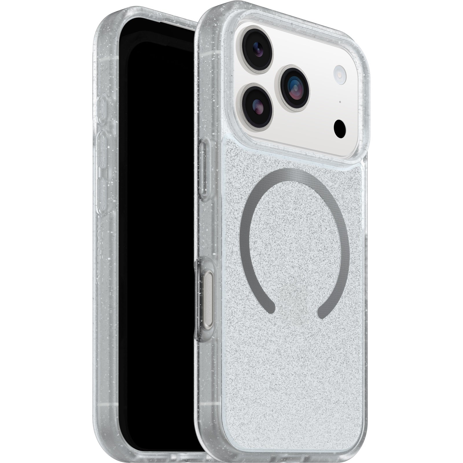 OtterBox React MagSafe Apple iPhone 17 Pro (6.3") Case Stardust (Clear Glitter) - (77-99281),DROP+ Military Standard,Raised Edges,7 Years Warranty