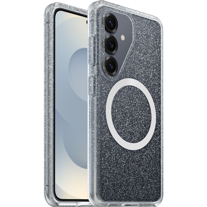 OtterBox React Magnets Samsung Galaxy S26 5G (6.3") Case Stardust (Clear) - (77-99947),DROP+ Military Standard,Raised Edges,7 Years Warranty