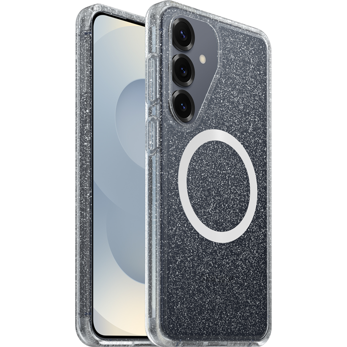 OtterBox React Magnets Samsung Galaxy S26+ 5G (6.7") Case Stardust (Clear) - (77-99948),DROP+ Military Standard, Raised Edges, 7 Years Warranty