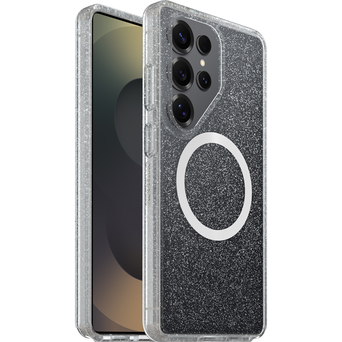OtterBox React Magnets Samsung Galaxy S26 Ultra 5G (6.9") Case Stardust (Clear) - (77-99949),DROP+ Military Standard,Raised Edges,7 Years Warranty
