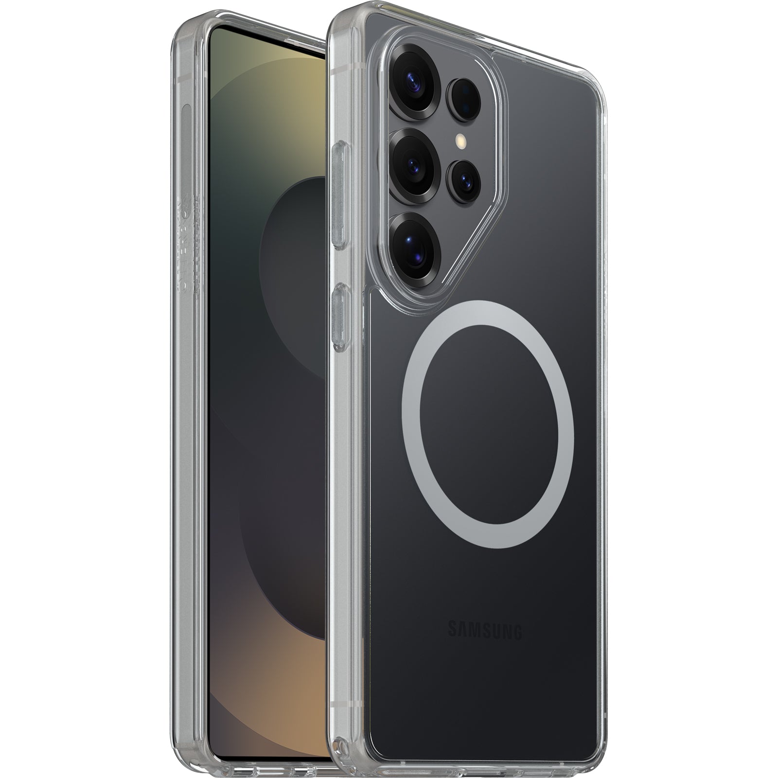 OtterBox Symmetry Clear Magnets Samsung Galaxy S26 Ultra 5G (6.9") Case Clear - (77-99972), DROP+ 3X Military Standard, Raised Edges, 7 Years Warranty