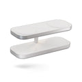 OtterBox 60W Zens Quattro Charger Pro 4 - White (78-81526), Qi2 Wireless Charging, Charge 4 Devices Simultaneously, 2 Years Warranty