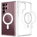 USP Samsung Galaxy S26 Ultra 5G (6.9') Magsafe Hard Crystal Clear Case - TPU Backplate, Rubberized Border , Scratch Resistant , 5 Years Warranty