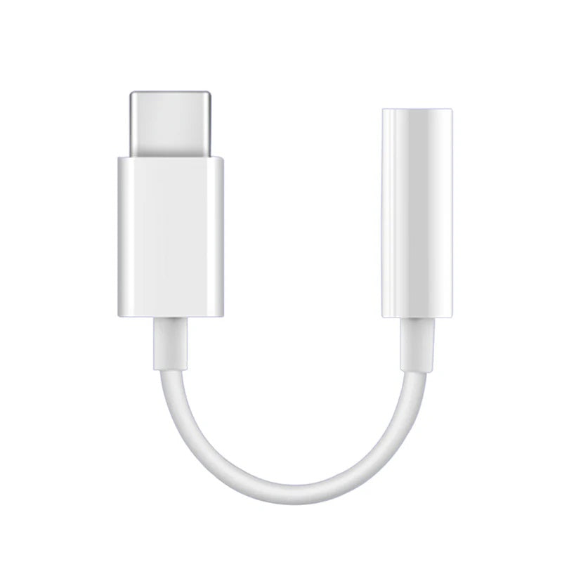 USP Type C to Aux 3.5mm DAC Headphone Jack Adapter - White (ALTAC), Lightweight  Portable, Corrosion Resistance, 2 Years Warranty
