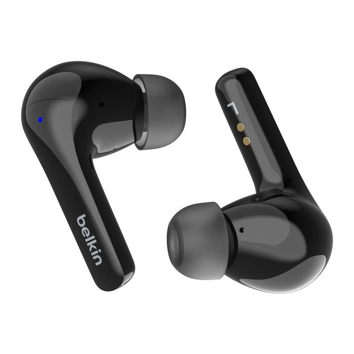 Belkin Belkin SoundForm Motion 2 True Wireless Earbuds - Black(AUC010fqBKV2), 33 Hours, Fast Charge, IPX5-Rated, Builit-in EQ