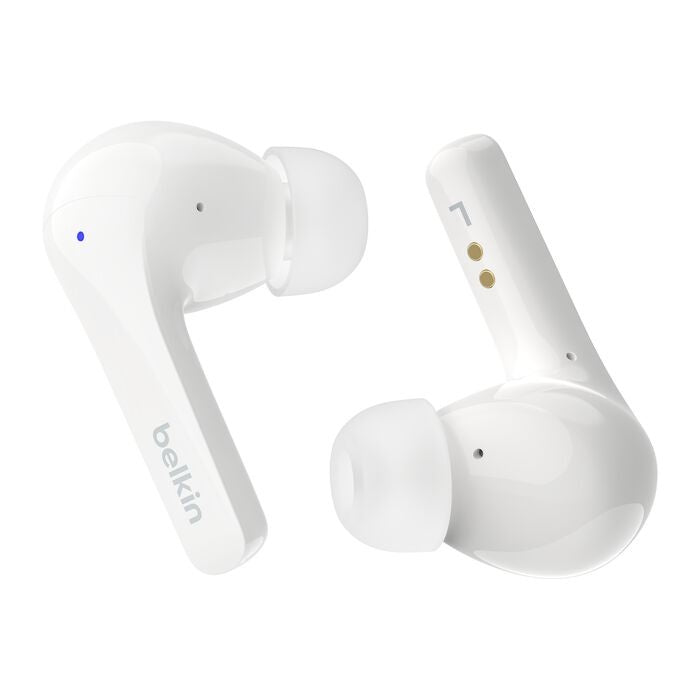 Belkin Belkin SoundForm Motion 2 True Wireless Earbuds White (AUC010fqWHV2), 33 Hours, Fast Charge, IPX5-Rated, Builit-in EQ 